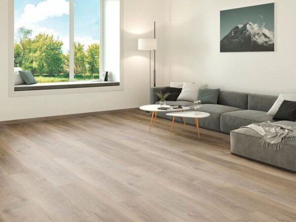Vinylboden 6130 Eiche Hamptons – Raumbild mit verlegtem Boden