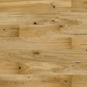 Landhausdiele 2132‑B Eiche Hallertau – Detailansicht der lackierten Oberfläche und Maserung