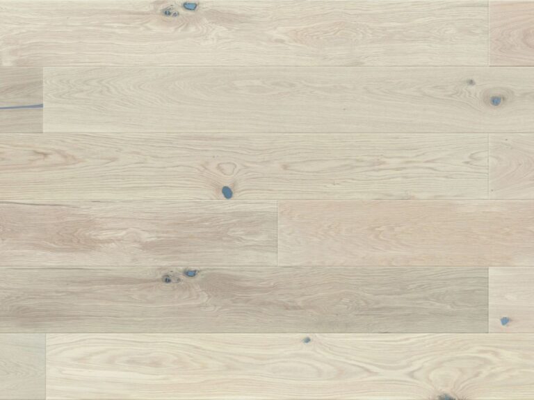 Detail weiss geölte Eiche Oberfläche Fase Landhausdiele