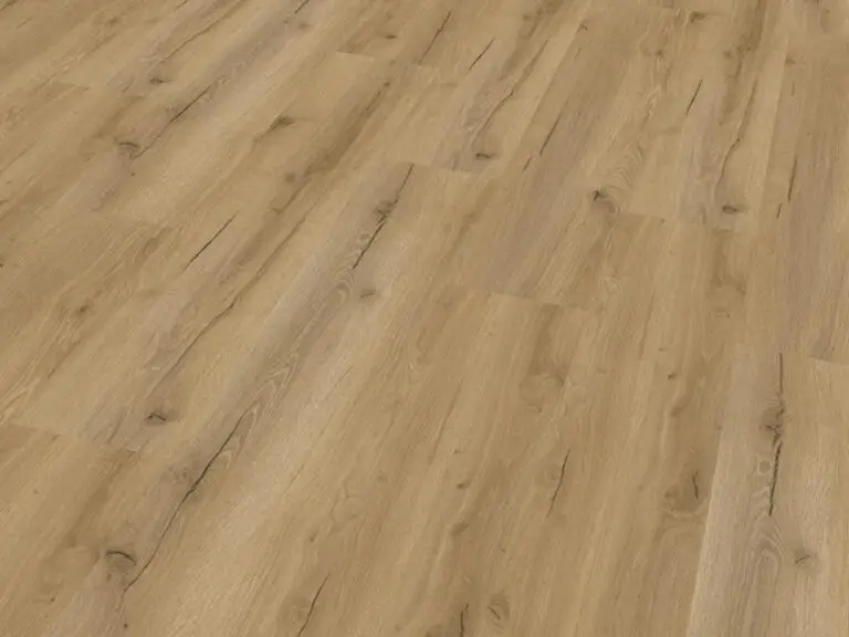 Gesamtansicht der Oberfläche & Dekor „Risseiche Rohoptik“