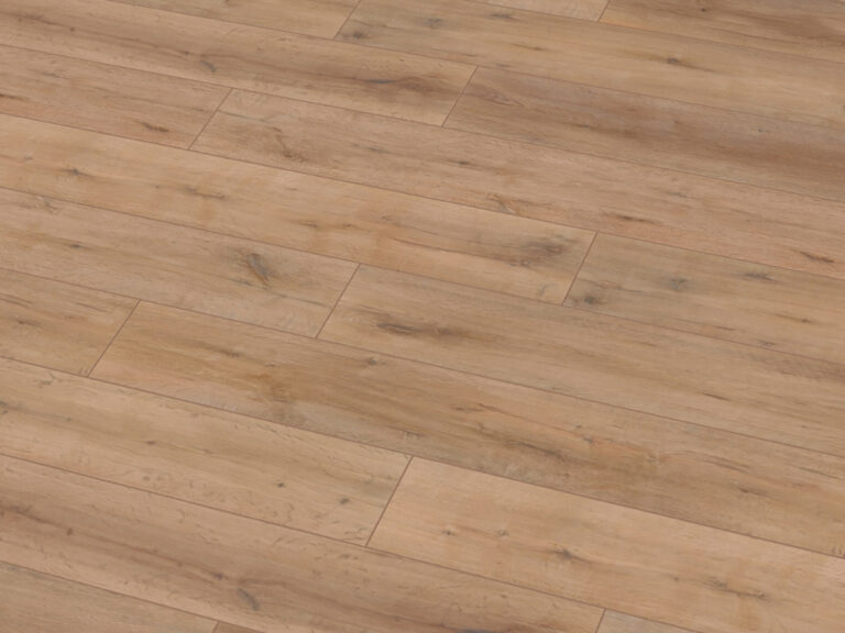 Gelato allo Zenzero XL in heller Eichenoptik verlegt im offenen Wohnraum