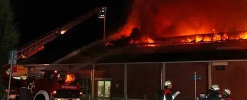 Großbrand der Firma Reiser im Jahr 2013