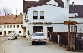 Historisches Foto Firma Reiser in Mainburg 1960