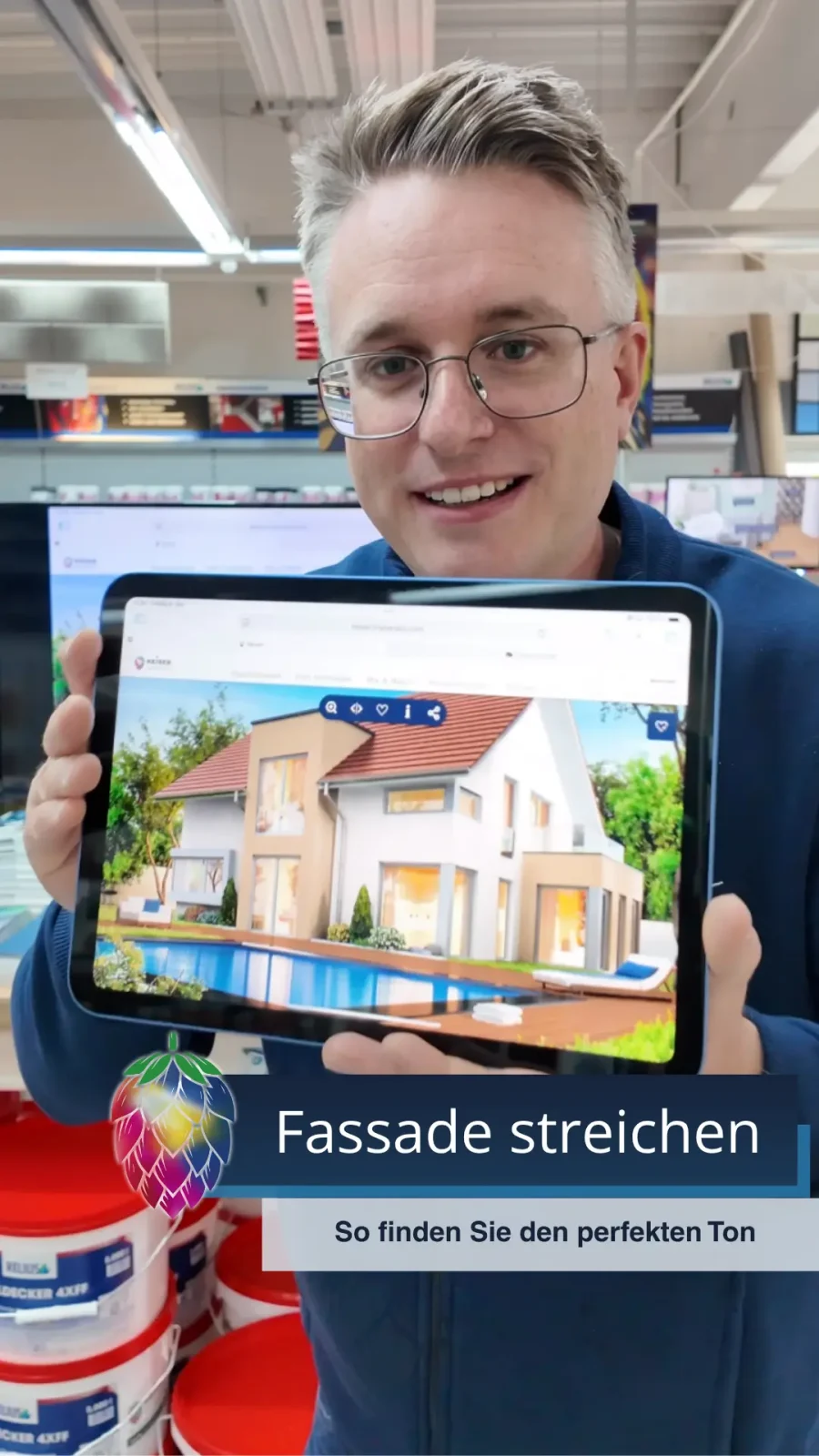 Instagram Reel Fassadenfarben